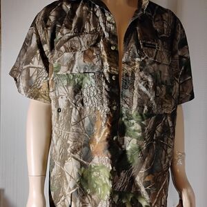 Winchester Mossy Oak Men's Camouflage Shirt Size XXL